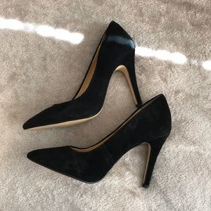 Velvet heels